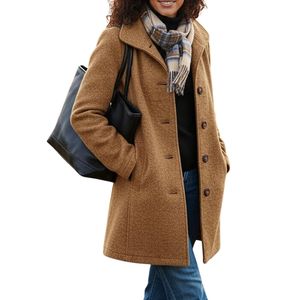 Manteau d'hiver chaud en coton pour femmes, trench-coat personnalisé avec ceinture, double boutonnage, qualité supérieure, manteaux d'hiver pour l'extérieur - Product Image 2