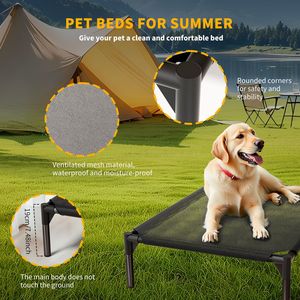 Cuccia per Animali Domestici XL in Rete con Ventilazione e Dissipazione del Calore, Struttura Stabile e Durevole, Ideale per l'Autunno, per Cani di Taglia Piccola e Media - Product Image 6