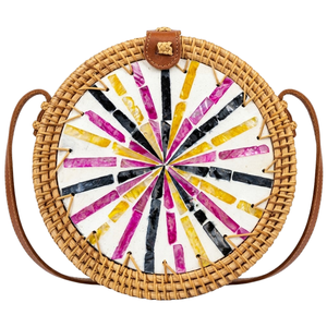 Sacs en rotin de Bali, sacs en rotin de créateur, vente en gros, usine au Vietnam, prix compétitifs, couleur personnalisable - Product Image 1