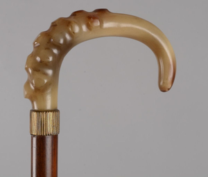 Poignées de bâtons de marche en corne de bélier 100% naturelles, élégantes et de qualité supérieure - Product Image 2