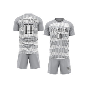 Conjunto de Camiseta de Fútbol Mangoes Fashion, Verde y Azul, Estampado Digital, 100% Poliéster, Transpirable, Ecológico, de Secado Rápido, Unisex, para Adultos, Pantalones Cortos - Product Image 2
