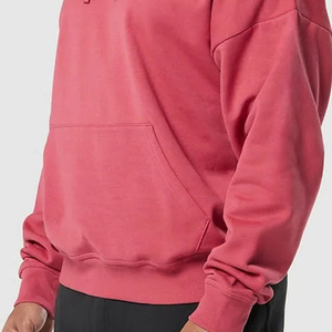 Sweat à capuche en coton surdimensionné, coupe ample, grammage lourd, OEM ODM, doux et confortable, design personnalisé, prix d'usine - Product Image 3
