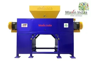 Machine de broyage de déchets en tissu FRP de haute qualité, semi-automatique à double arbre, 500 kg/h, équipement de recyclage plastique pour le marché mondial - Product Image 4