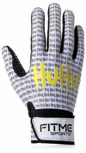 Guantes de Receptor de Fútbol Americano Ecológicos de Alta Calidad Blancos Rojos Joker Súper Adhesivos con Logotipo Personalizado, Diseño Personalizado y Personalizables - Product Image 6