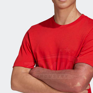 เสื้อยืดผู้ชายคุณภาพสูง ผ้าฝ้ายออร์แกนิค 100% ทรงปกติ รับสกรีนโลโก้ ขายส่ง - Product Image 5