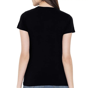 Camisetas de Mujer Estilo Lujoso a la Moda 2025, 100% Algodón, Talla Grande, Estilo Casual, Cortas, con Estampado - Product Image 1