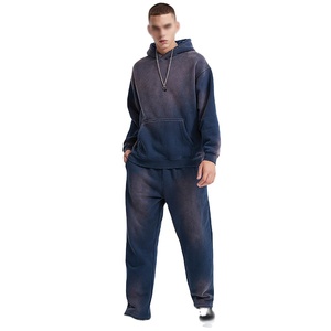 เสื้อฮู้ดซักได้กรด500แกรมสำหรับผู้ชายเสื้อปักลายกราฟิกสำหรับเสื้อครอปพิมพ์ลาย3D ฤดูหนาว - Product Image 5