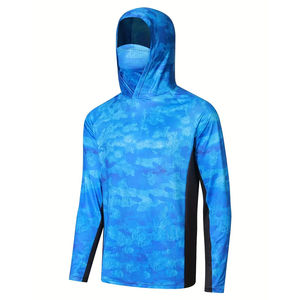 Service OEM – Nouveau Hoodie Respirant et Imperméable 100% Polyester Grande Taille avec Masque Intégré, Protection Solaire UPF 50, Manches Longues et Léger - Product Image 1