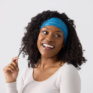 ZABEX SPORTS Casual Solid Polyester Breathable Lightweight Sports Headband for Women Yoga Fitness Training - Product Image 3