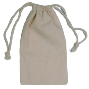 High Quality Custom Made Eco-Friendly Organic Cotton Fashion Medium Storage Pouch Canvas <b>Bag</b> Drawstring Closure Promotional Use - Product Image 3