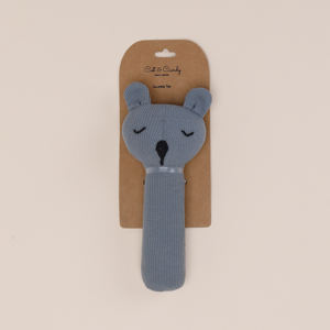 Sonajeros de bambú orgánico de calidad superior para bebés Aqua Squeaker para bebés - Product Image 1