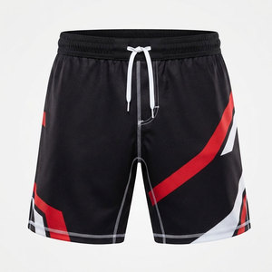 Shorts de combat élégants pour hommes, respirants et à séchage rapide, avec détail de fente latérale, pour l'entraînement, la gym et les sports. - Product Image 1