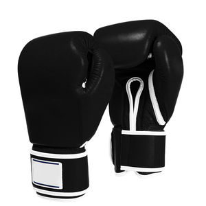 Gants de boxe OEM en cuir de haute qualité, durables, à séchage rapide, écologiques, avec fermeture auto-agrippante et compatibles écran tactile - Product Image 1