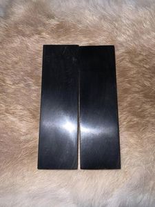 Par de placas de cuerno negro de lujo, material de cuerno de búfalo genuino para fabricantes de cuchillos a medida y talleres artesanales - Product Image 4