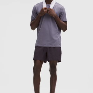 เสื้อยืดออกกำลังกายผู้ชาย แขนสั้น คุณภาพสูง ผลิตจากโพลีเอสเตอร์ 100% ปักโลโก้ด้านหน้าได้ตามต้องการ ไม่เป็นขุย - Product Image 2