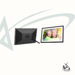Cadre photo numérique WiFi Sudex SFL-05 Frameo, écran tactile 10,1 pouces, 16 Go, affichage intelligent pour partage vidéo - Product Image 1