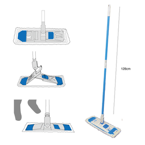 Serpillère plate en microfibre type B (largeur 43 cm) légère (<2 kg) tissu de serpillère durable taux de déshydratation de 60 à 70 % absorption rapide (<10 s) - Product Image 5