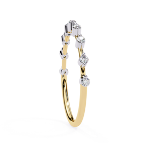 Bague en diamant de laboratoire de qualité supérieure, taille ronde, bijoux fins pour femmes, disponible à prix compétitif pour cadeaux de mariage - Product Image 6