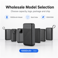 Banco de Energía Portátil de 10000 mAh, Cargador Rápido con Logotipo Personalizado, Venta al Por Mayor para Importadores, Regalos, Uso en Exteriores y Comercio Minorista