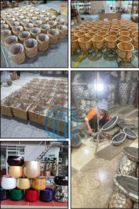 Maceta de ratán hecha a mano Bohemia, maceta de mimbre ecológica con estilo, Material Natural al por mayor de Vietnam - Product Image 6