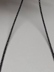 Perles en forme de diamant noir naturel antique facetté 2,5 mm-3 mm sur fils M.Y.GEMS NBD-T07 pour la fabrication de bijoux – Nouveauté très prisée - Product Image 3