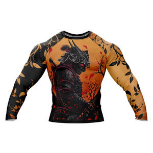 MMA Rashguard High Quality Customized Design Polyester/Spandex Fabric UPF50 Breathable Anti-Bacterial Sublimation Short - Product Image 1