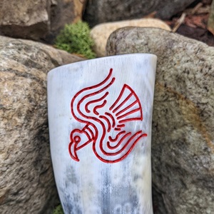 Handmade Buffalo Horn Shot Glass with Fancy Decorative Design Free Sample for <b>Table</b> Top Manufacturer Direct Export - Product Image 5