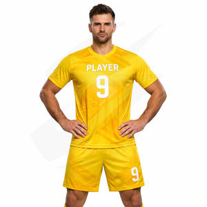 Conjuntos de Uniformes de Fútbol Personalizados, Ropa Deportiva de Fútbol 100% Poliéster Transpirable, Fabricante, Venta al Por Mayor de Fábrica - Product Image 1