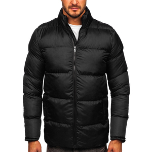 Vestes matelassées en tissu personnalisées avec graphismes sur mesure, col montant, longueur ajustée pour la saison hivernale - Product Image 5