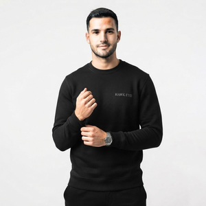 Sweat-shirts à col rond de qualité supérieure, coupe classique, pour hommes, en coton molletonné lourd, personnalisables, pour l'automne - Product Image 4