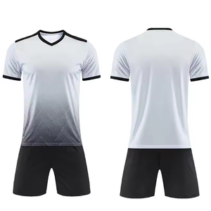 Conjunto de Uniforme de Fútbol para Niños al por Mayor, 100% Poliéster, Transpirable, Antibacterial, para Equipos Escolares y Clubes - Product Image 5