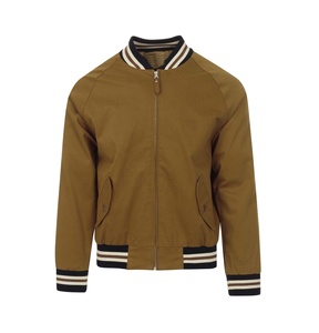 Veste universitaire bleu roi pour homme avec accents blancs, col rabattu, vêtement d'extérieur décontracté, coupe régulière, en polyester - Product Image 1