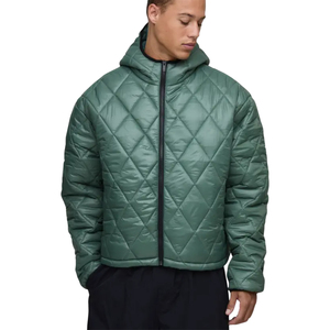 เสื้อแจ็คเก็ตพัฟเฟอร์แบบยาวสำหรับผู้ชาย ดีไซน์โลโก้ใหม่ตามสั่ง ผ้ากันลมแบบริปสตอป ผลิตโดยผู้ผลิตเสื้อแจ็คเก็ตบุใยสำหรับฤดูหนาว รับสั่งซื้อจำนวนมาก - Product Image 5