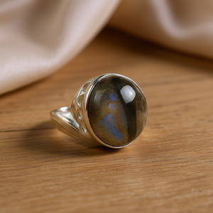 Designer <b>Labradorite</b> Fashion <b>Ring</b> 9.7 Grams - Product Image 3