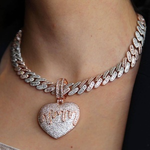 Promotion : Pendentif Hip Hop en Argent 925 Sertie de Diamants, Bijoux Fins de Haute Qualité, Pendentifs et Breloques - Product Image 1