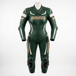 Combinaison en cuir pour moto sur mesure pour femmes, équipement de course intégral - Product Image 3