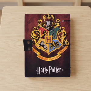 Fantasy Crest <b>Lock</b> Diary Notebook A5 Hardcover Journal | Eco-Friendly Handmade Vintage Writing 100 Sheets Metal Clasp Closure - Product Image 2