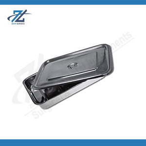 Surgical Dental Sterilization Instrument <b>Box</b> Stainless Steel Organizer <b>Storage</b> Tray Custom Size Medical <b>Tool</b> Case Made Pakistan - Product Image 5