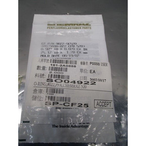 2 Chemraz 9022-SC520 O-RING AS-568A-022 CPD 520 - Equipo y Piezas de Semiconductores de Confianza de Marca Global - Product Image 3
