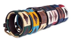 Ceinture en cuir personnalisable pour homme, équestre, polo, avec boucle ardillon, en cuir pleine fleur, broderie, pour le sport et l'équitation - Product Image 6