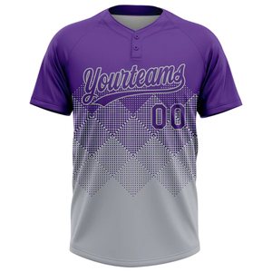 เสื้อเบสบอลซอฟต์บอลแบบสองกระดุมสั่งทำพิเศษสำหรับเด็ก วัยรุ่น ผู้ชาย ผู้หญิง ผู้ใหญ่ ชุดกีฬา ผู้จัดจำหน่าย - Product Image 2