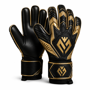 Conception de poignée confortable pour les gants de gardien de but de football, équipement de gardien de but athlétique de qualité supérieure, matériau flexible et respirant - Product Image 4