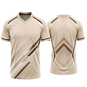 เสื้อกีฬาสีดำเหลือง คอวี แขนสั้น เสื้อทีม ชุดกีฬาแบบกำหนดเอง สำหรับทีมกีฬา - Product Image 2