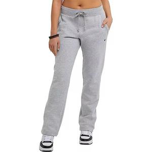 Women's Solid Color Fleece Sweatpants Mid Waist Drawstring Closure Regular Fit Full Length Casual Pants Winter Wear <b>Stretchy</b> - Product Image 6