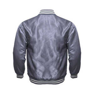 Veste de sport en satin de soie noire unie de haute qualité pour hommes, respirante, style printemps, vente en gros à prix avantageux - Product Image 6