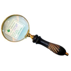 Aspecto antiguo, venta al por mayor, lupa de alta calidad, artesanía india, ojo de cristal, nuevo diseño 2025, Metal, diseño Vintage, Color bronce - Product Image 1