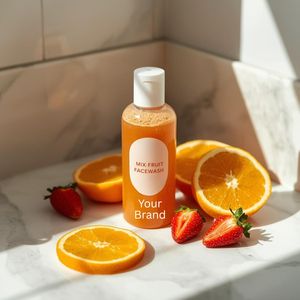 Nettoyant visage aux fruits biologiques 50 ml Emballage en tube Avec des ingrédients naturels Pour les peaux sujettes à l'acné Nettoyant quotidien doux - Product Image 4