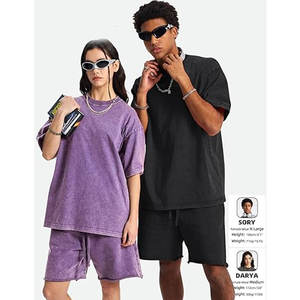 Camisetas de algodón extragrandes para hombre, estilo vintage, lavado ácido, holgadas, de manga corta, cómodas e informales - Product Image 4