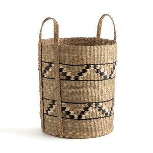 Vietrustic Eco-Friendly Rustic Storage <b>Basket</b> Handwoven Seagrass Multifunction Design for <b>Laundry</b> Storage Custom Packaging - Product Image 5