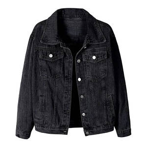 Dernier style de veste en jean pour femme avec points apparents, respirante, rembourrée en coton, tricotée, prix avantageux - Product Image 1